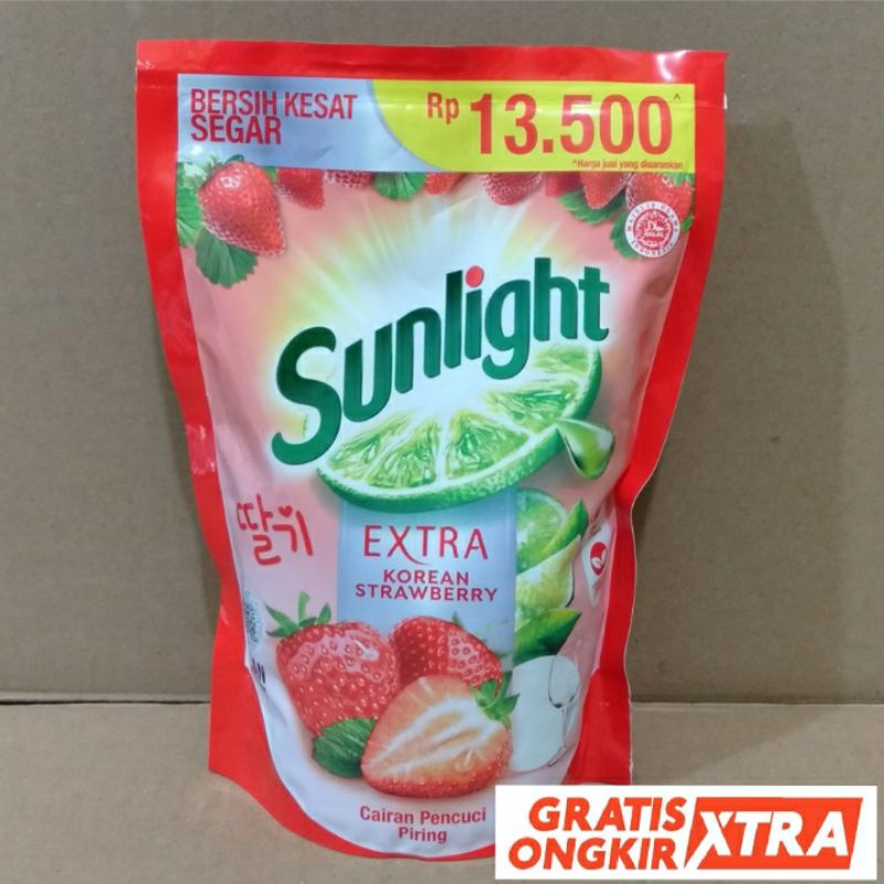 Jual SUNLIGHT PENCUCI PIRING KOREAN STRAWBERRY 560ML Shopee Indonesia