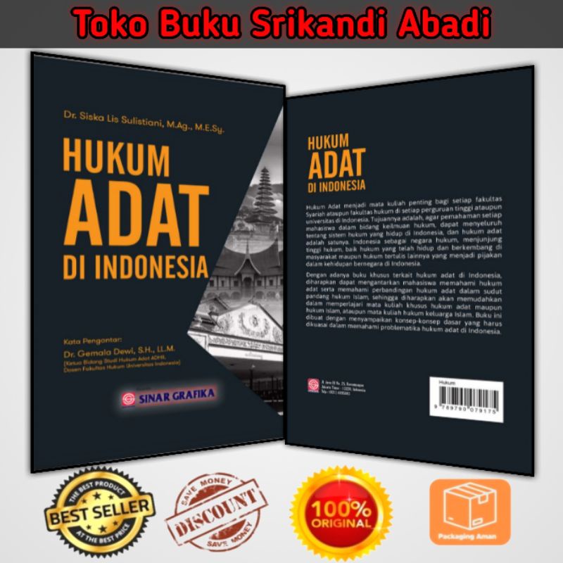 Jual Hukum Adat Di Indonesia Shopee Indonesia