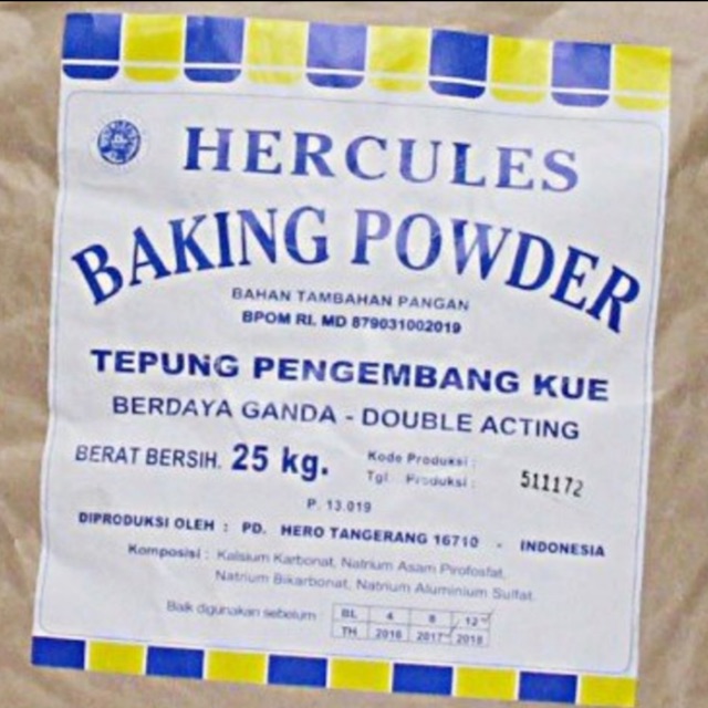 Jual REPACK 1KG HERCULES BAKING POWDER DOUBLE ACTING Baking Soda