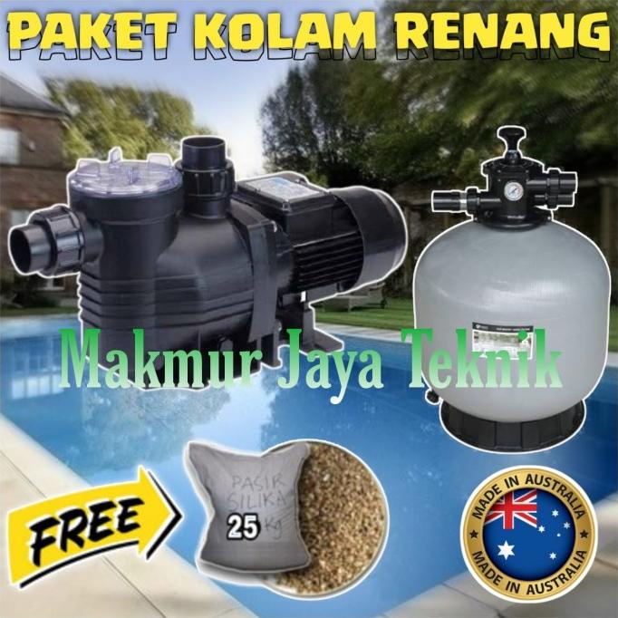 Jual Mesin Pompa Air Kolam Renang Waterco Supatuf 100 1Hp Filter Emaux