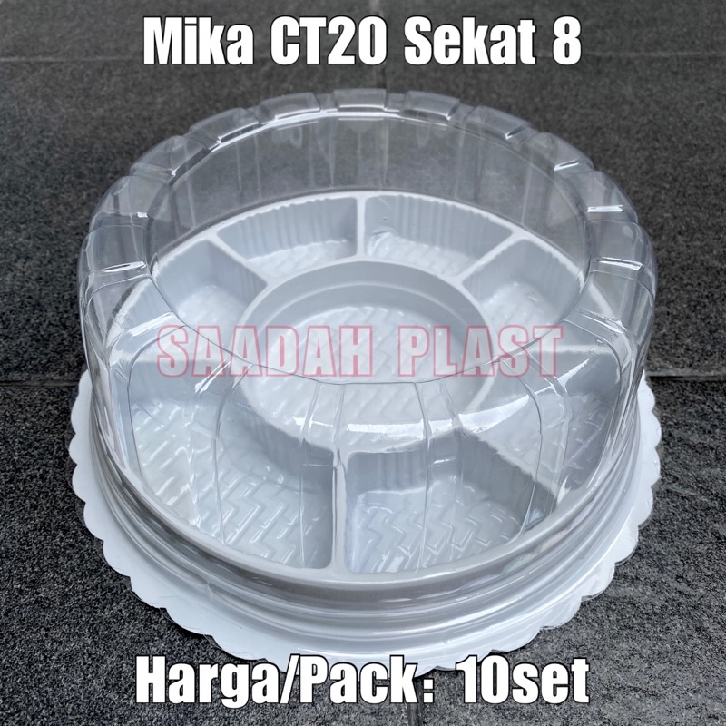 Jual Isi Mika Tumpeng Ct Sekat Bulat Tray Cake Tart Ct