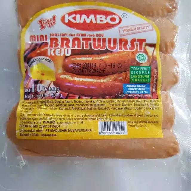 Jual Kimbo Sosis Bakar Sapi Mini Keju Gr Shopee Indonesia