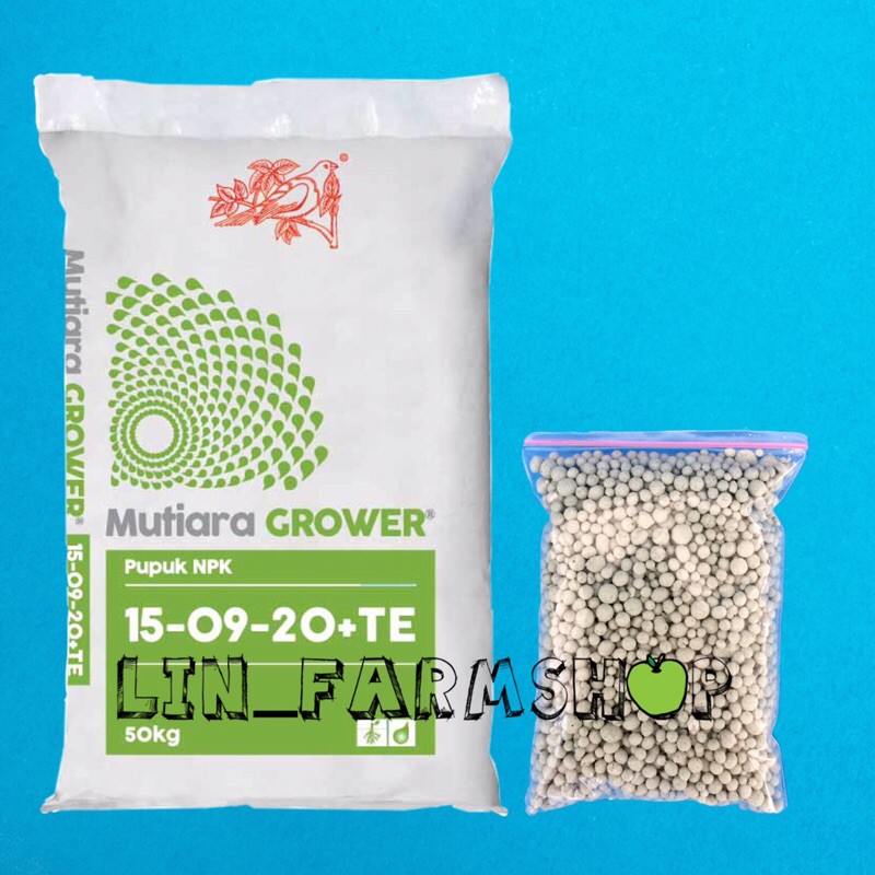 Jual PUPUK NPK MUTIARA GROWER 100 GRAM REPACK Shopee Indonesia