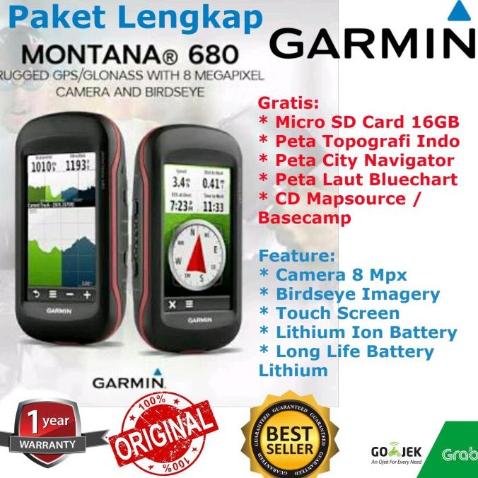 Jual Garmin Gps Montana Free Peta Topografi Indonesia Garansi