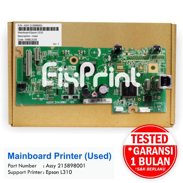 Jual Mainboard Motherboard Printer Epson L310 Mainboard Epson L310