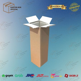 Jual Kardus Karton Box 7x7x23 CM Kotak Dus Packing Botol Polos Shopee