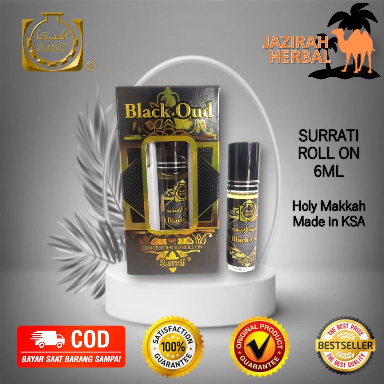 Jual Parfum Surrati Black Oud Roll On 6ml Original By Surrati