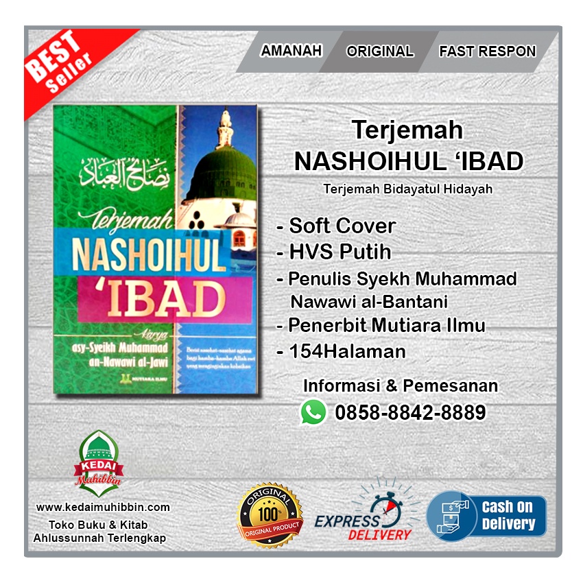 Jual Terjemah Kitab Nashaihul Ibad Nasihat Bagi Hamba Alloh