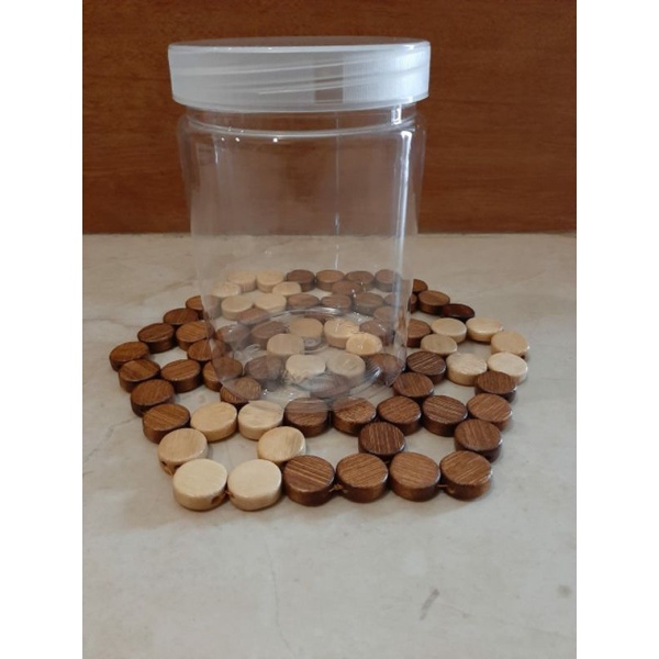 Jual Toples Kue Kering 750ml 1KG BISA ISI 15 PCS TUTUP PUTAR