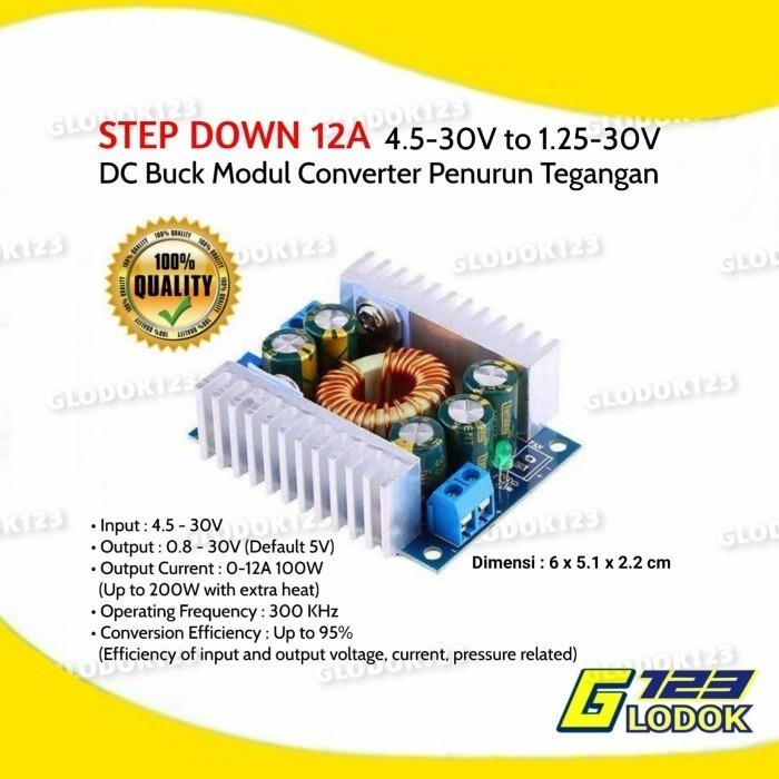 Jual Etc Dc Dc Step Down A W Buck Converter Modul Penurun