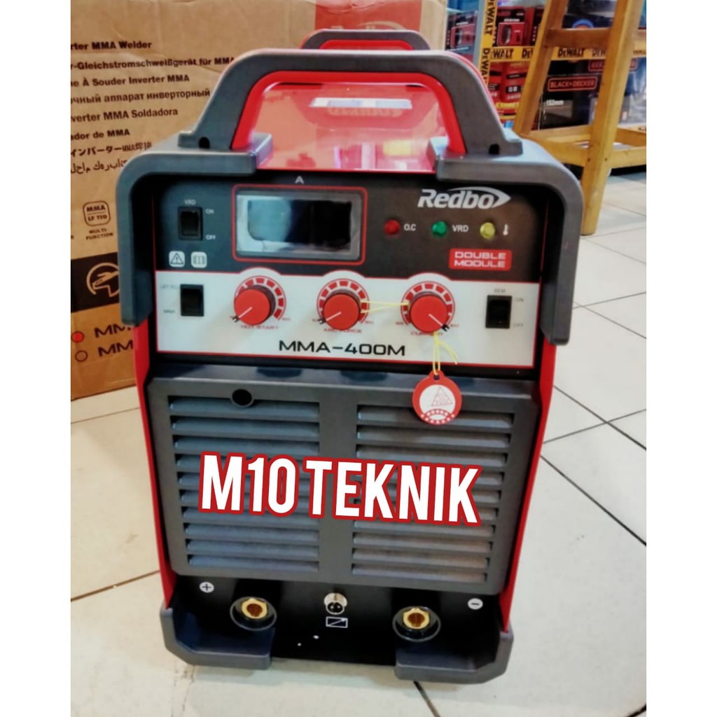 Jual Trafo Las Inverter REDBO MMA 400 Mesin Las Listrik Shopee