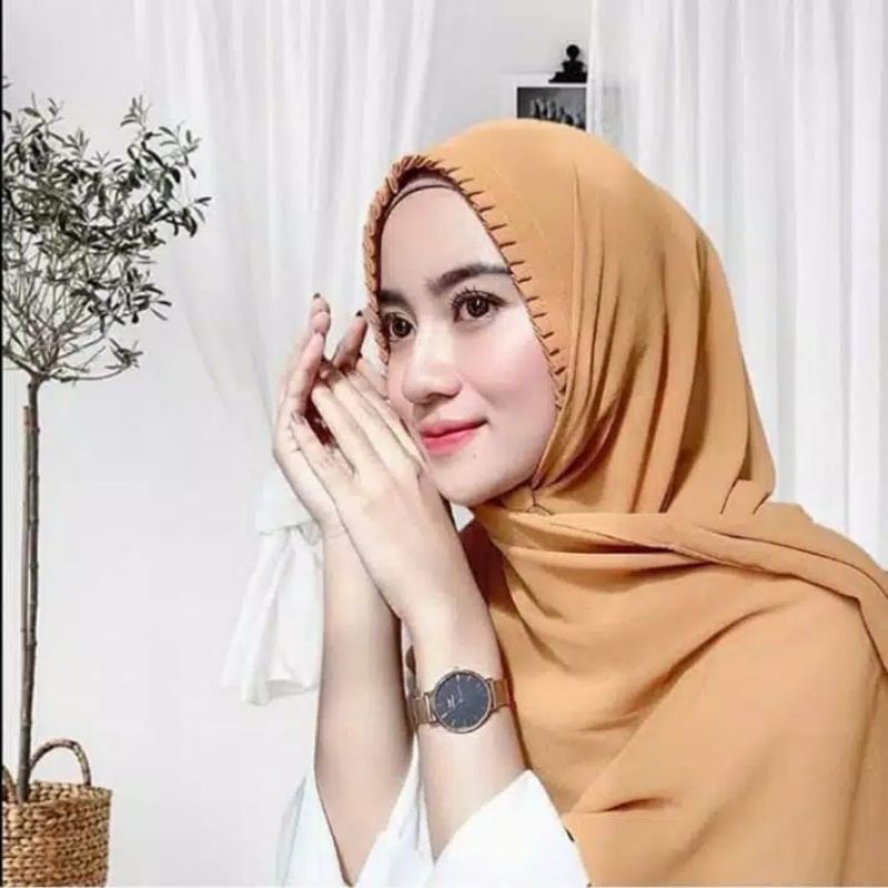 Jual Pasmina Lipit Tali Instan KCB Diamond Pashmina Panjang Grosir