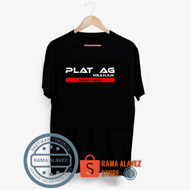 Jual KAOS PAKAIAN FASHION PRIA ATAUPUN WANITA DESAIN TULISAN PLAT AG