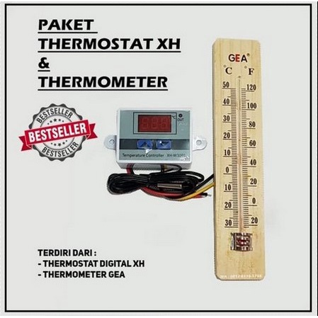 Jual Paket Thermostat Termostat Digital XH W3001 Termometer Thermometer