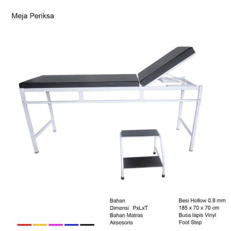 Jual Meja Periksa Pasien Bed Pasien Knockdown Besi Shopee Indonesia