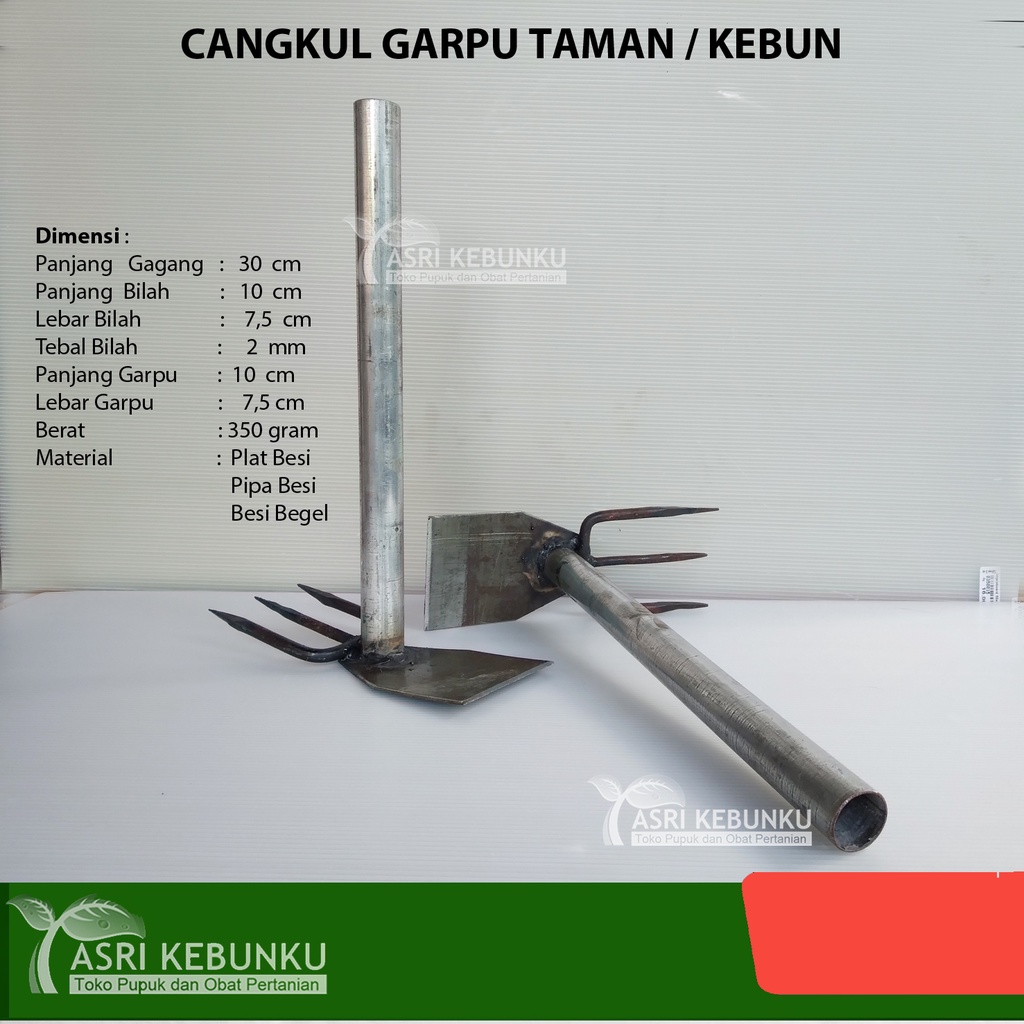 Jual Cangkul Garpu Kecil Alat Berkrbun Perkakas Pertanian Shopee