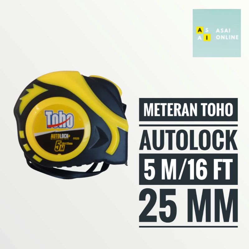 Jual Meteran Toho Autolock 5 Meter Shopee Indonesia