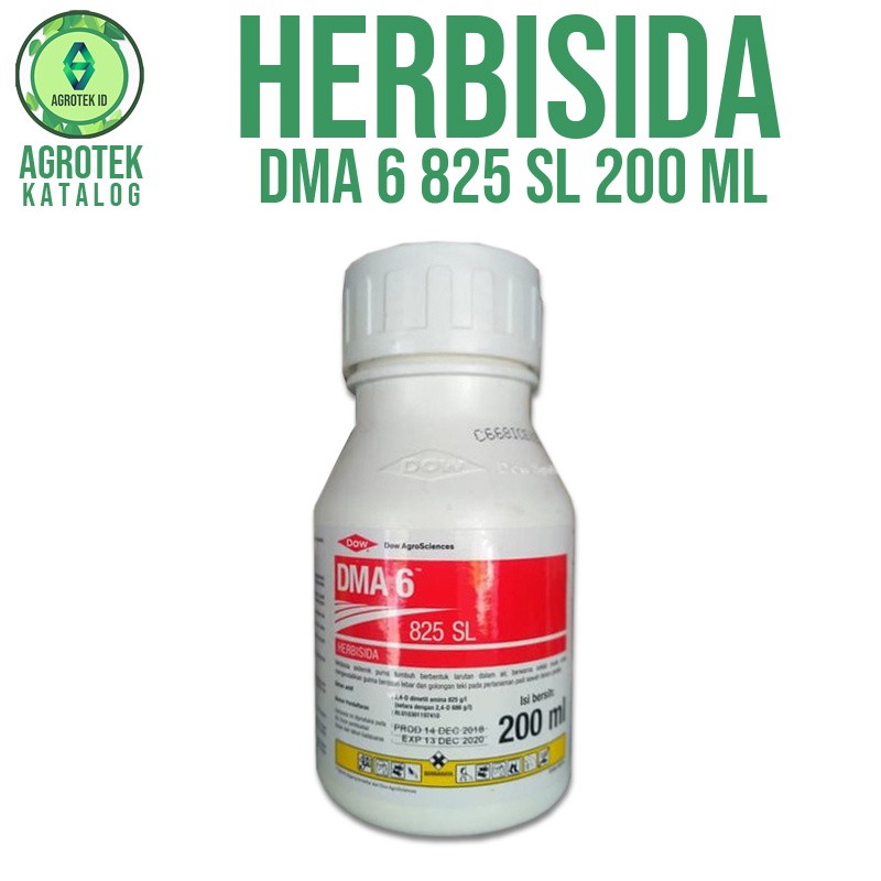 Jual Herbisida DMA 6 825 SL 200 Ml Shopee Indonesia