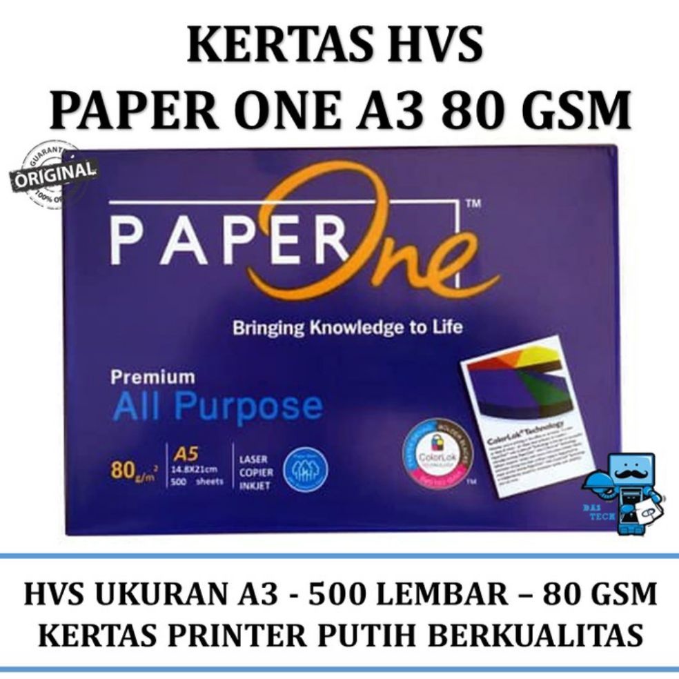 Jual Kertas Hvs A Paperone Gsm Shopee Indonesia