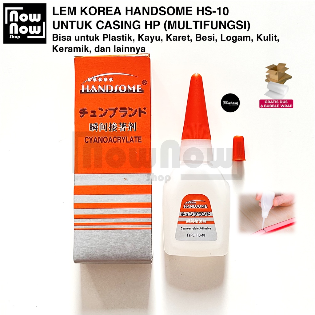 Jual Lem Korea Handsome HS 10 Jepang Cair Tetes Setan Multifungsi