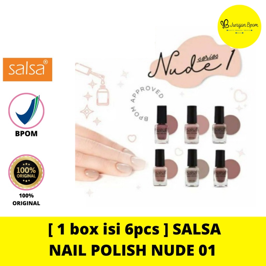 Jual Salsa Nail Polish Nude Kutek Salsa Cat Kuku Shopee Indonesia