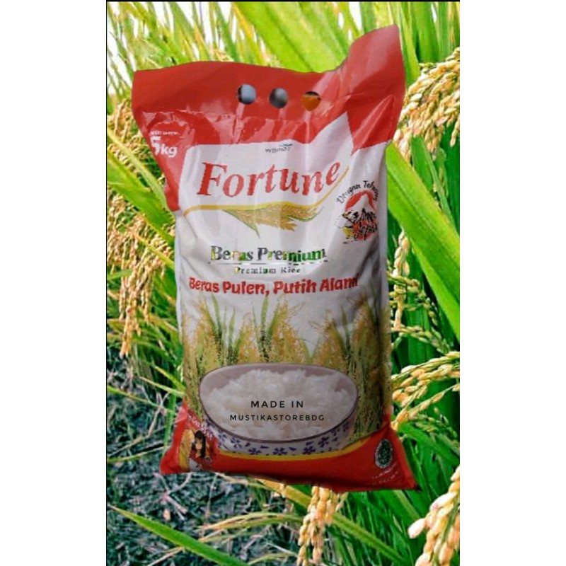 Jual Beras Premium Fortune Kemasan 5 KG Shopee Indonesia