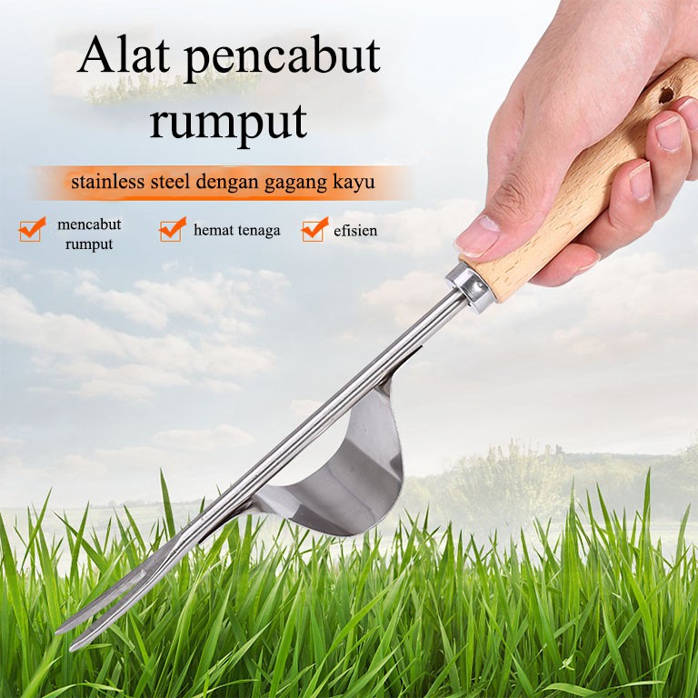 Jual Alat Garpu Pembersih Cabut Rumput Liar Tanaman Garpu Pembersih