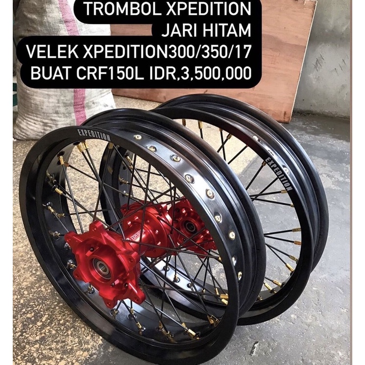 Jual Velg Supermoto Crf L Velg Expedition Set Ban