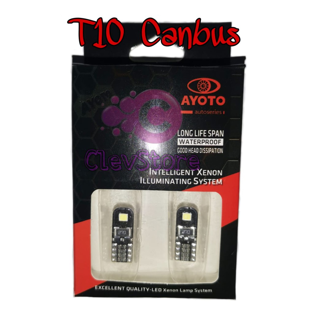 Jual Lampu Led Ac Dc T Canbus Ayoto Putih Motor Mobil Pcs