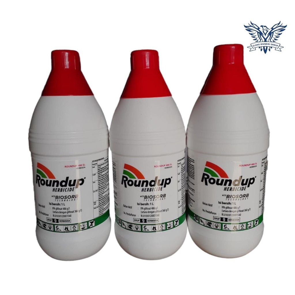 Jual Roundup 486SL 1 Liter Herbisida Isopropil Amina Glifosat 486 G L