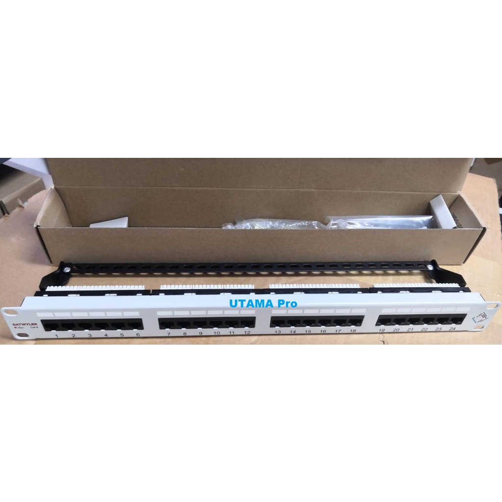 Jual DATWYLER Patch Panel 24 Port Cat 6 Loaded Shopee Indonesia