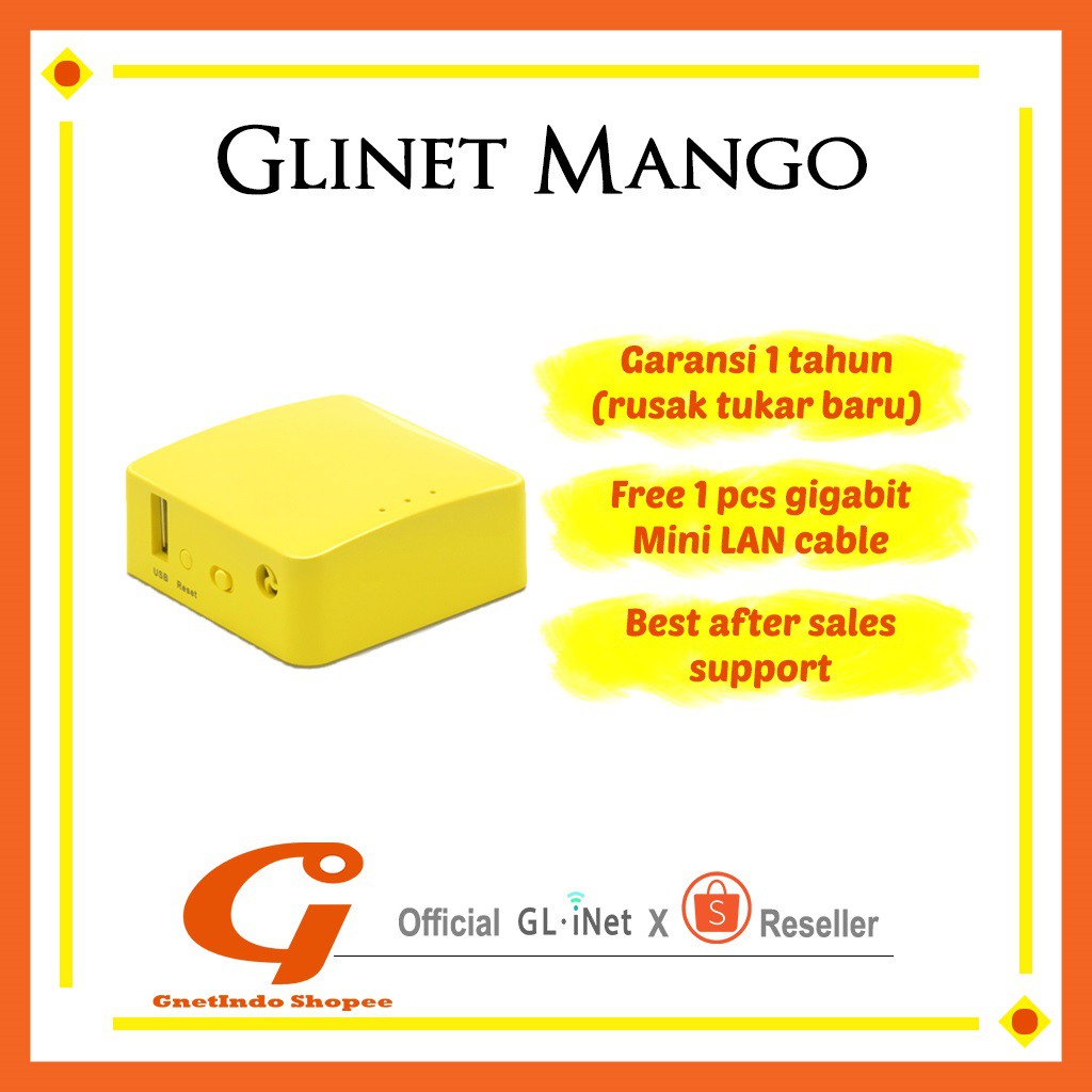 Jual Gl Inet Mango Gl Mt N V Openwrt Gl Inet Shopee Indonesia