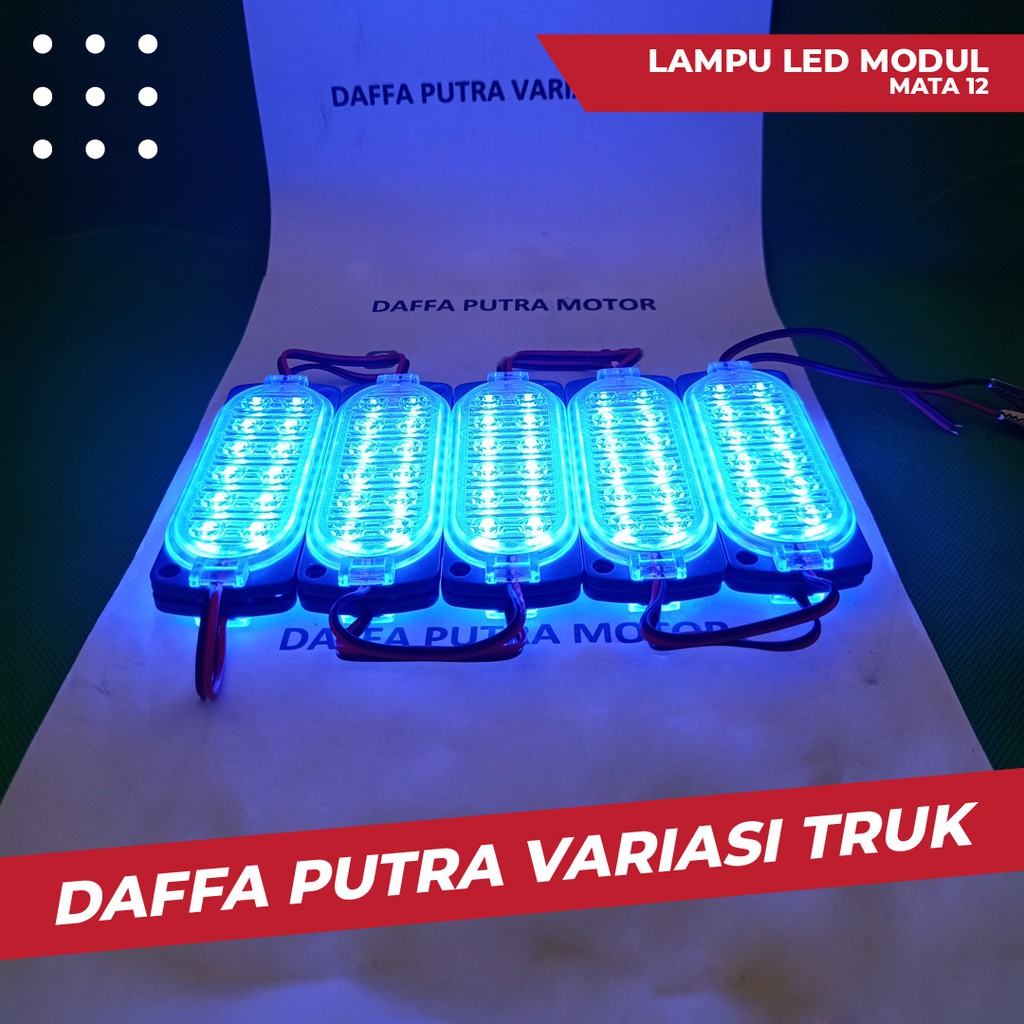 Jual LAMPU LED MODUL 24V MATA 12 WATERPROOF Shopee Indonesia