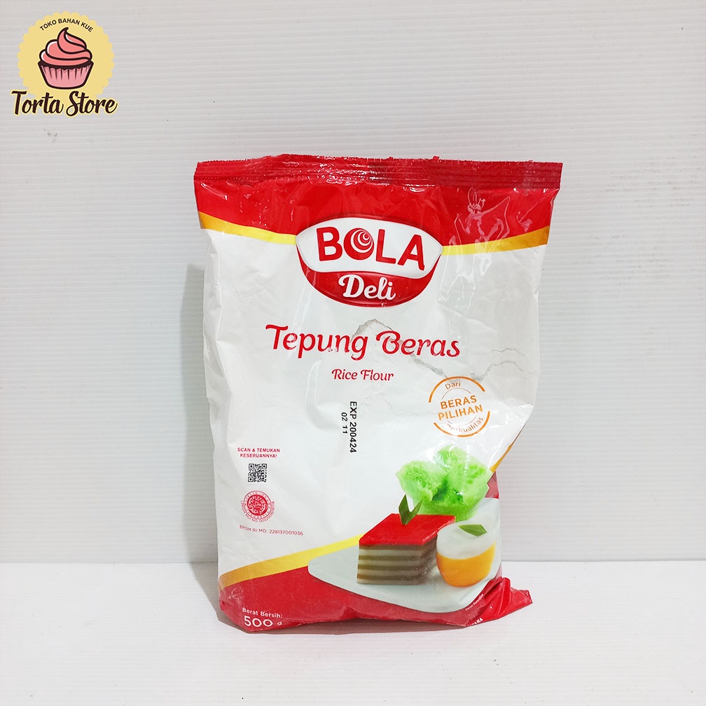 Jual Tepung Beras Bola Deli 500gr Shopee Indonesia