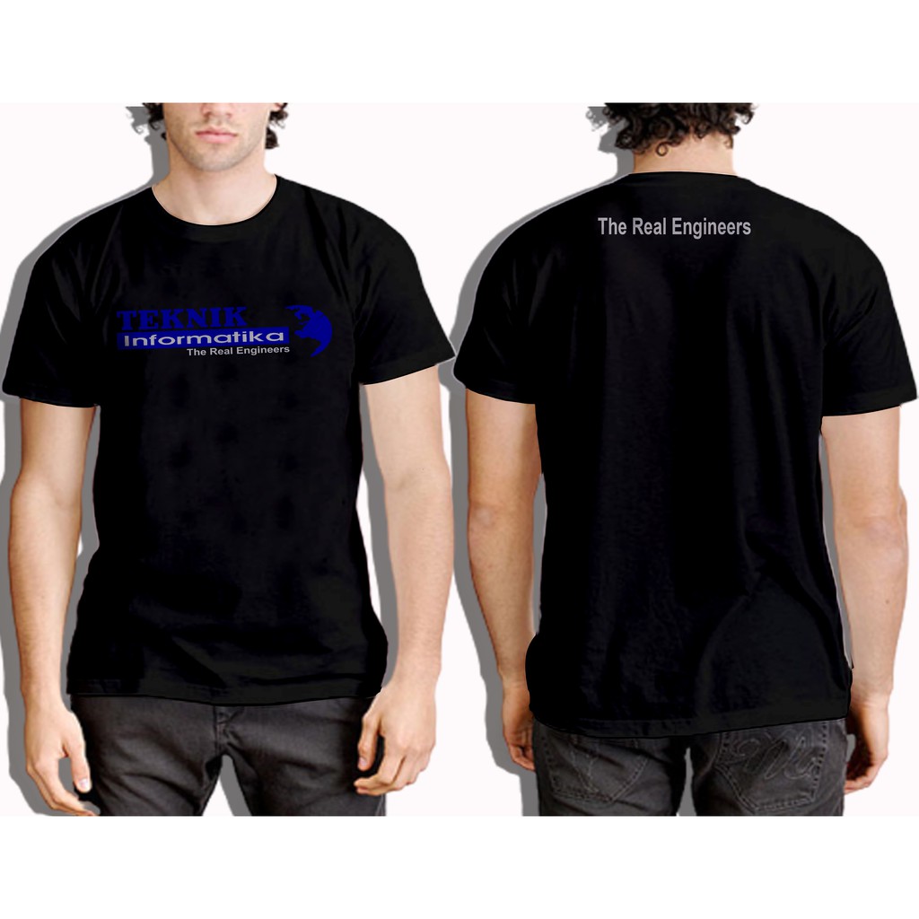 Jual KAOS TEKNIK TEKNIK INFORMATIKA The Real Engineers Shopee