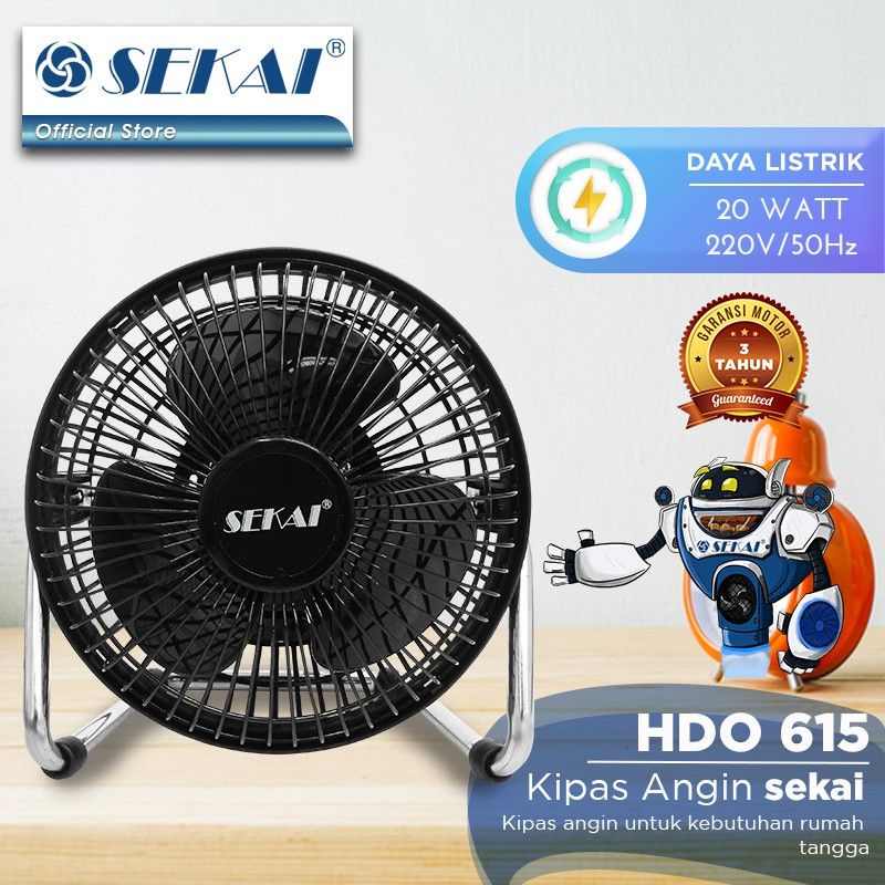 Jual Kipas Angin Sekai Tornado Fan Meja Mini Inch Hdo S Super