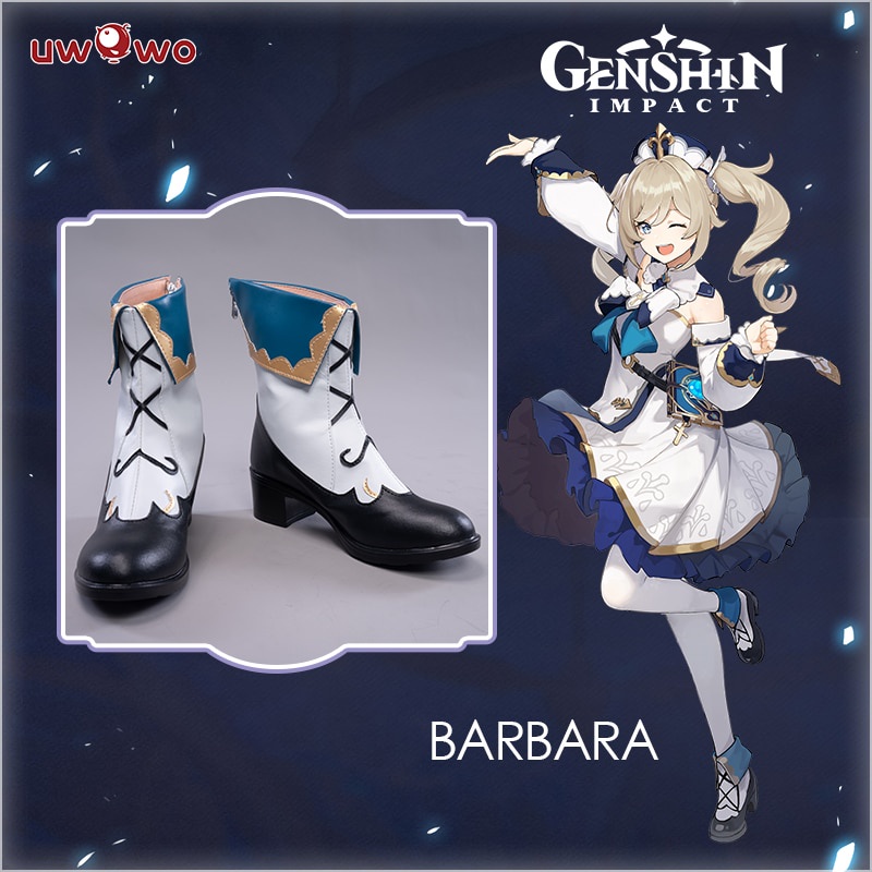 Jual Preorder Uwowo Game Genshin Impact Cosplay Barbara Shoes Costume