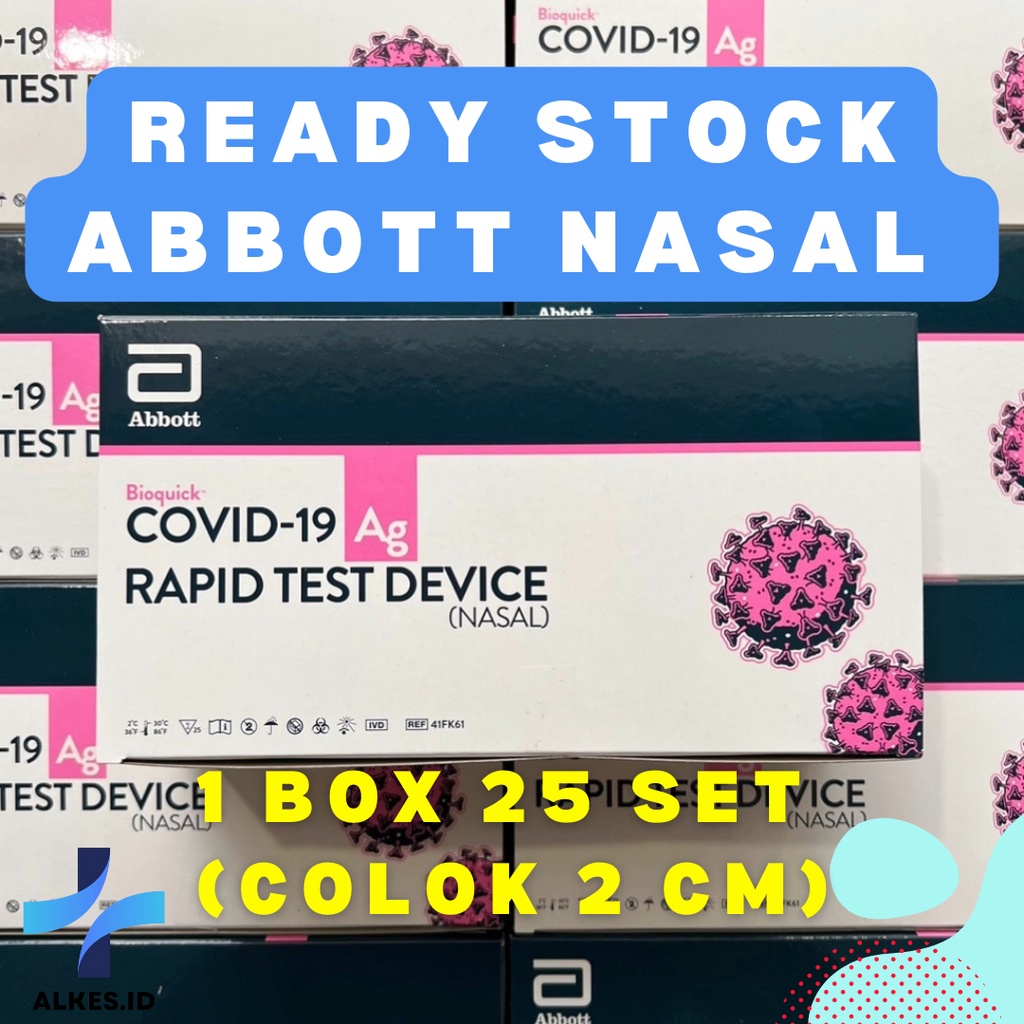 Jual Antigen Abbott Bioquick Nasal Box Pcs Original Kemenkes