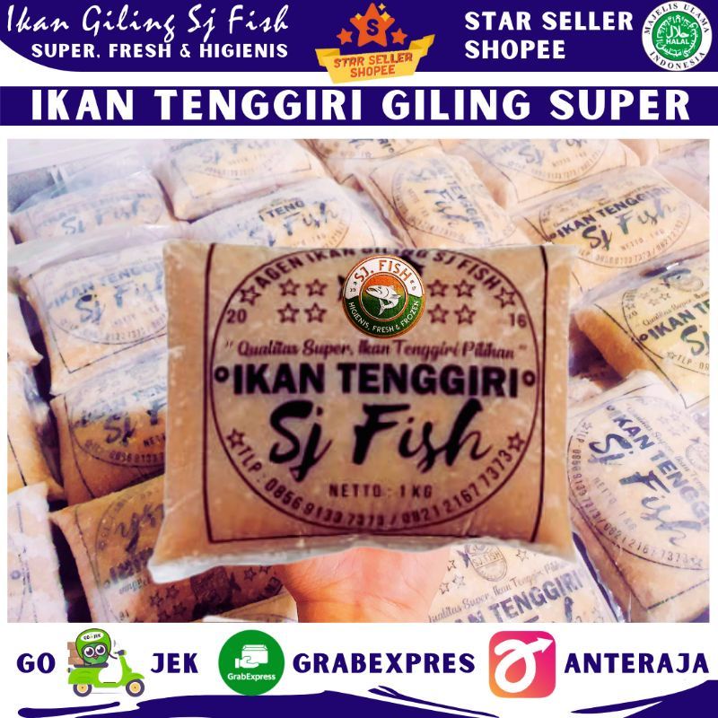 Jual IKAN TENGGIRI GILING SUPER 1 KG Shopee Indonesia