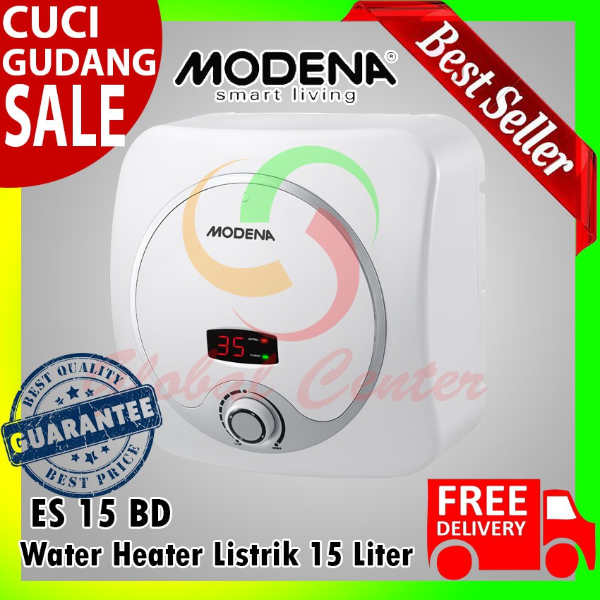 Jual Pemanas Air Listrik Modena ES 15 BD Electric Water Heater Harga