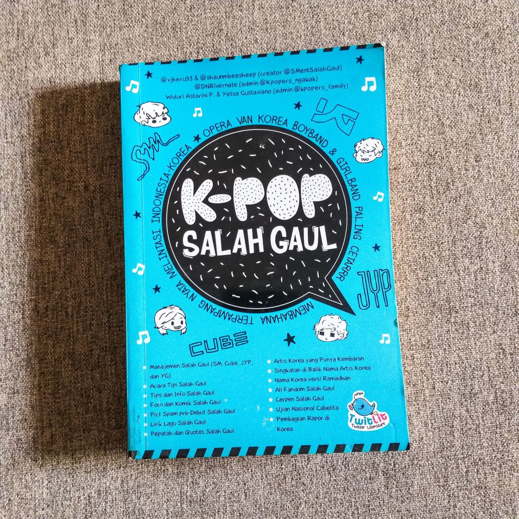 Jual K Pop Salah Gaul By Vjheru93 Preloved Book Buku Bekas