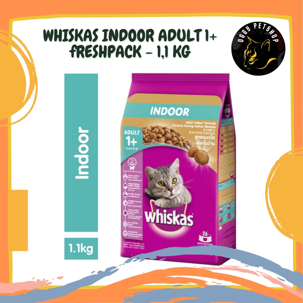 Jual Whiskas Makanan Kucing Kering Adult Fungsional Indoor Freshpack