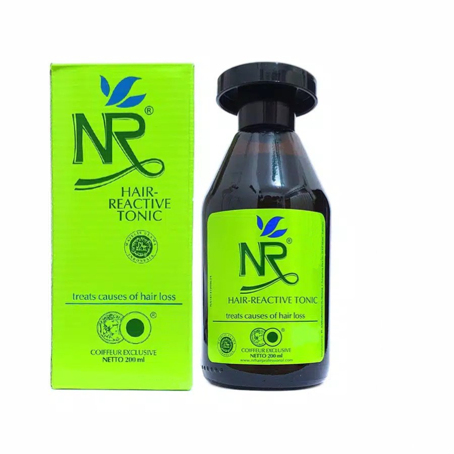 Jual NR Hair Reactive Tonic 200 Ml Hair Tonic NR Botol Kaca Shopee