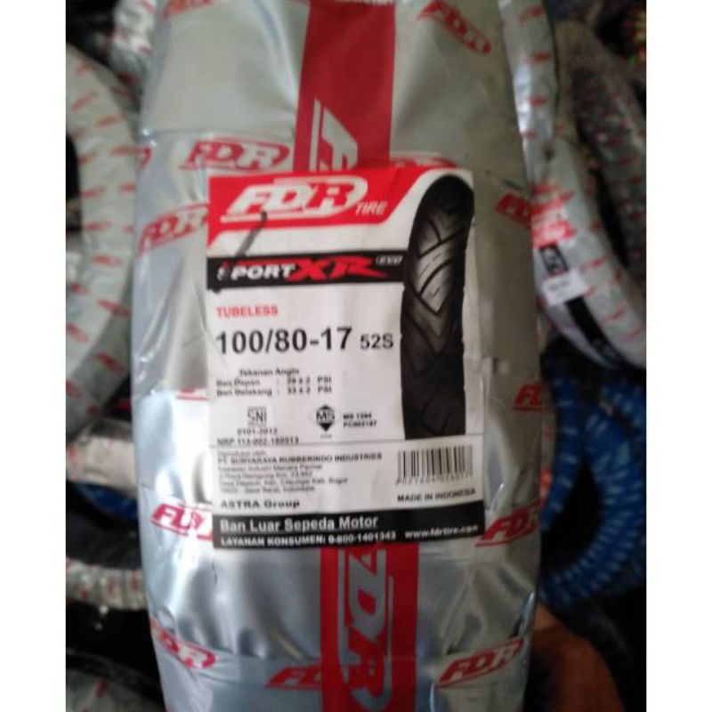 Jual Ban Motor Bebek Ring 17 FDR SPORT XR EVO PENTIL Tubelles Shopee