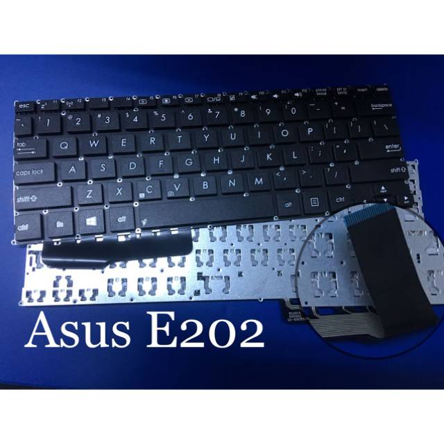 Jual Jual Keybord Keyboard Laptop Notebook Asus E202 Black Shopee