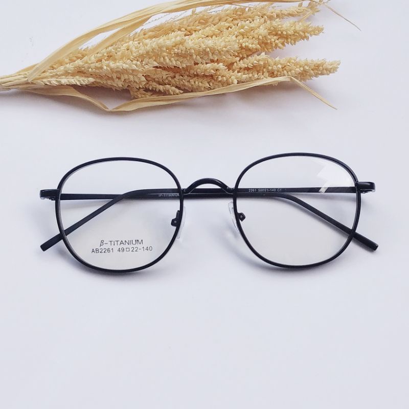 Jual Frame Kacamata Kg Eyewear Oppa Black Shopee Indonesia