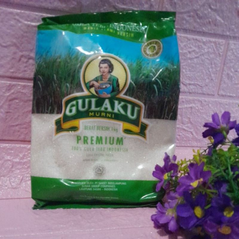 Jual Gulaku Gula Tebu Indonesia 100 Murni Asli Kemasan 1kg Shopee