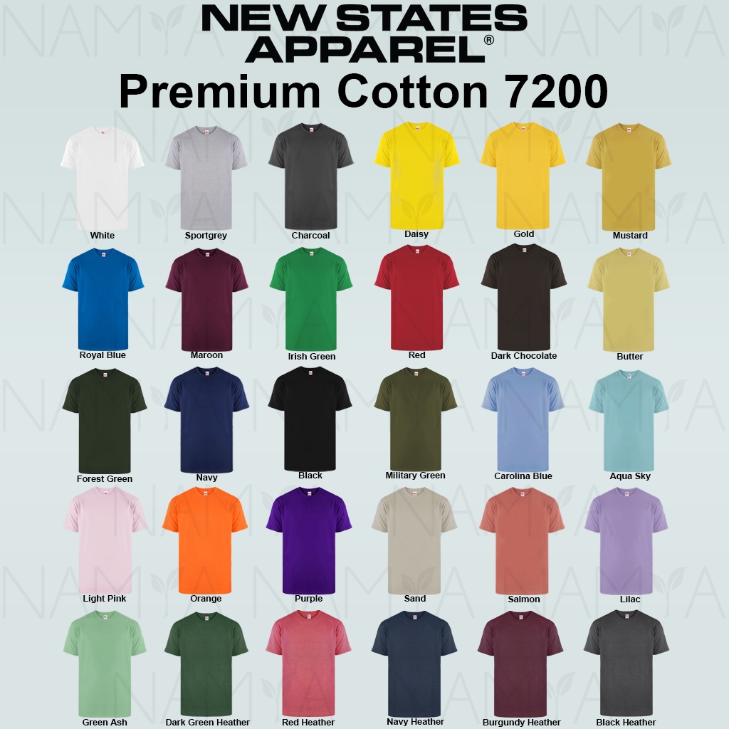 Jual Kaos Polos New States Apparel Nsa Premium Cotton Combed S