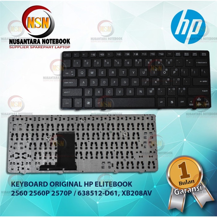 Jual Keyboard Original HP Elitebook 2560 2560P 2570P Shopee Indonesia