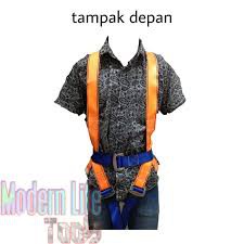 Jual Full Body Safety Harness Double Big Hook Ecofit Plus Tali Safety